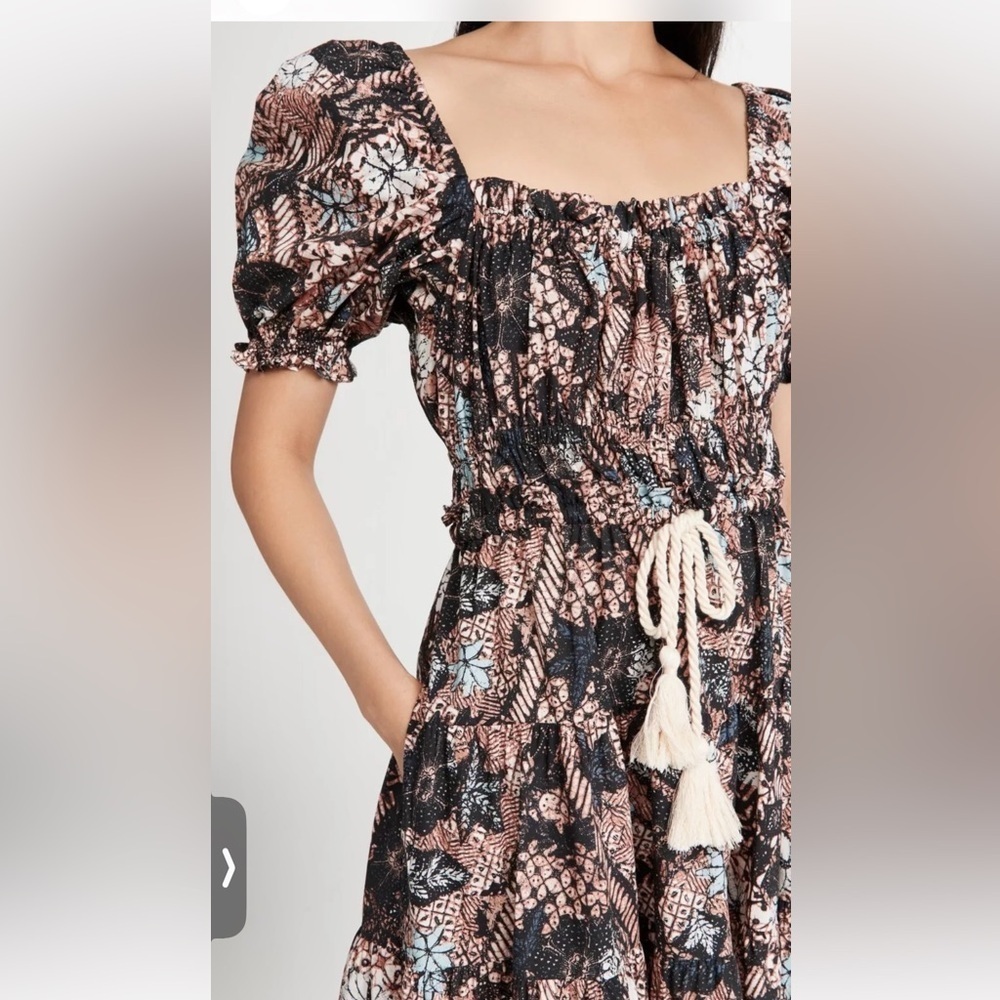 NWOT ULLA JOHNSON Midi Iliana Dress Sz 0 - Picture 6 of 11